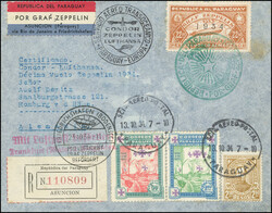 Poste Aérienne. Zeppelin LZ 127. 10ième Traversée de l'Atlantique ...