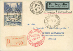 Airmail. Zeppelin LZ 127. 3rd Crossing of the South Atlantic of 1935, ...
