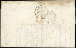 1c. olive cancelled GC 1364 on letter stamped with the Post mark of ...