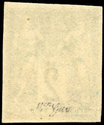 2c. green. Imperforate. SuperFine. (Estimate 2625€)