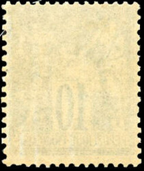 10c. green. Very Fine. (Estimate 1200€)