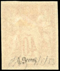 40c. red-orange. Imperforate. SuperFine. (Estimate 350€)