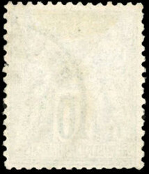 10c. green. cancelled Very Fine. (Estimate 325€)