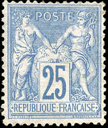 25c. Overseas. Very Fine. (Estimate 700€)