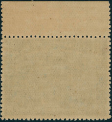 1919, Freimarke mit Aufdruck, 5 Fr., blau, gezähnt L 14 1/4, ...