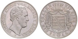Friedrich August II., 1836-1854, Taler, 1848 F, AKS 99, Jaeger 76, ...