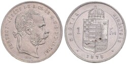 Franz Joseph I., 1848-1916, 1 Forint, 1878 K.B., fast vorzüglich ...