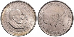 Commemorative Half Dollar, Washington-Carver Memorial, 1952, ...