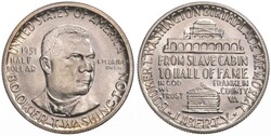 Commemorative Half Dollar, Booker T. Washington Memorial, 1951, ...