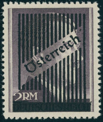 1945, 3. Wiener Aushilfsausgabe, unverausgabter Markwert, 2 RM, ...
