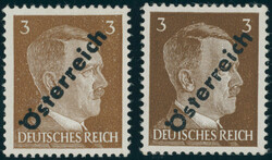 1945, 1. Wiener Aushilfsausgabe, unverausgabte 3 Pfg., ...