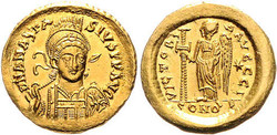 10.60.10: Ancient Coins - Byzantine Empire - Anastasius I, 491 - 518