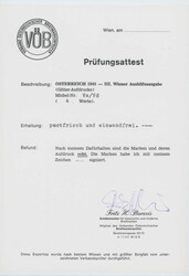 1945, 3. Wiener Aushilfsausgabe, unverausgabte Markwerte, 4 W. kpl., ...