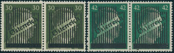 1945, 3. Wiener Aushilfsausgabe, 30 und 42 Pfg., je im waagerechtem ...