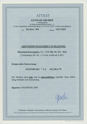 1920, Dienstmarken C.I.S., 14 W. kpl., sehr sauber echt und ...