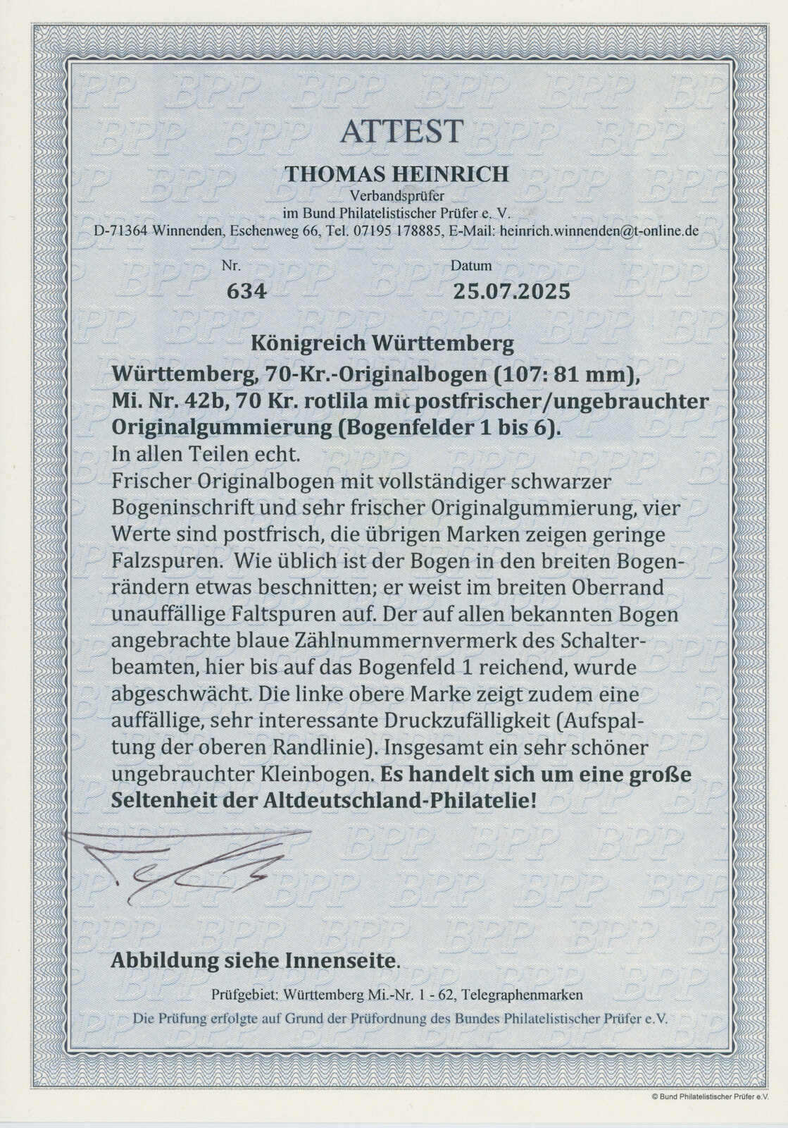 Image 1 for lot number 1095 for HBA 86. Auktion