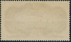 1936, Flugpost Banknote, 50 Fr., violettblau/rot, tadellos ...