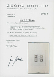 1937, PEXIP, Blockausgabe, tadellos postfrischer Kabinettblock, ganz ...