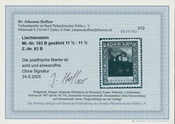 1930, Freimarke Landschaften, 60 Rp., schwarzgraugrün, gezähnt L 11 ...