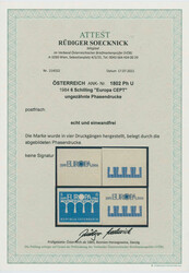 1984, Europa, 6 Sch., Partie mit 4 Phasendrucken, je ungezähnt, laut ...