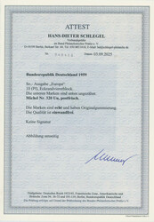 1959, Europa, 10 Pfg., (dunkel)grünoliv, Viererblock aus der linken, ...