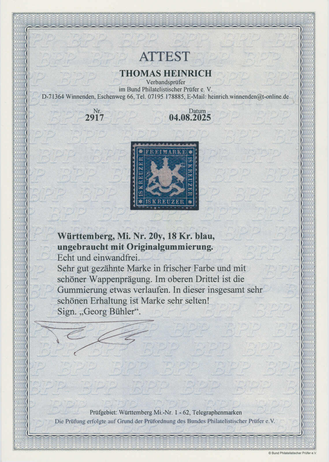 Image 1 for lot number 1084 for HBA 86th Auction