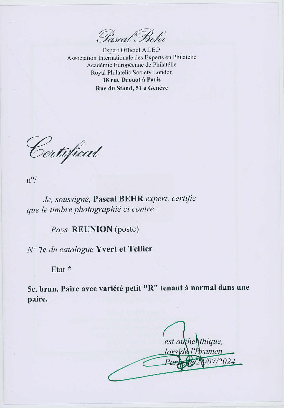 Image 1 for lot number 749 for HBA 86th Auction