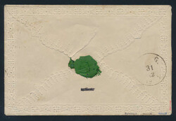 1869, 1 Gr., karmin, als portogerechte Einzelfrankatur auf ...