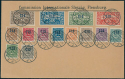330: Plebiscit Slesvig 1920 - Official stamps