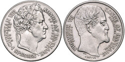 Frederik VII., 1848-1863, Speciesdaler 1848 VS, Kopenhagen, auf den ...