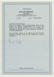 AUS, violetter Ortsname über Wanderstempel vom 2.11.06, voll auf ...