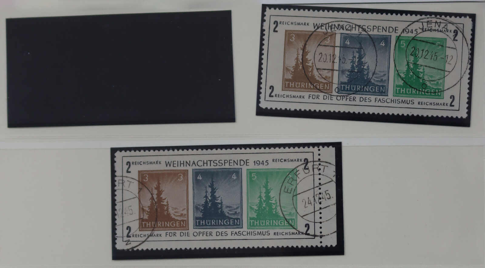 1945/1957, große gestempelte Spezialsammlung SBZ in vier Alben mit ...