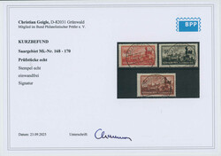 1933, Neunkirchen, 3 W. kpl., besonders schön und einheitlich ...