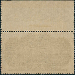 1936, Flugpost Banknote, 50 Fr., violettblau/rot, tadellos ...