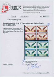 1929, Flugpost Geflügelter Brief, normales Papier mit glatter ...