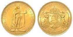 Franz Joseph I., 1848-1916, 20 Korona, Gold, 1892 K.B, Jaeger 409, ...