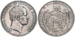 Friedrich Wilhelm IV., 1840-1861, Doppeltaler, 1842 A, AKS 69, Jaeger ...