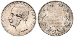Georg V., 1851-1866, Taler, 1865 B, Waterloo, AKS 160, Jaeger 98, ...