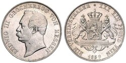 Ludwig III., 1848-1877, Vereinstaler, 1859, AKS 120, Jaeger 59, sehr ...
