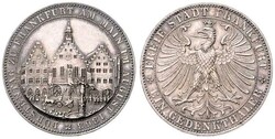 FREIE STADT, Gedenktaler, 1863, Fürstentag zu Frankfurt, AKS 45, ...