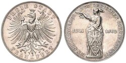 Freie Stadt, Gedenktaler, 1862, zum Deutschen Schützenfeste, AKS 44, ...