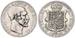 Ernst August, 1837-1851, Ausbeutetaler, 1850 B, Bergsegen des Harzes, ...
