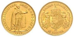 Franz Joseph I., 1848-1916, 10 Kronen, Gold, 1909 KB, sehr schön ...