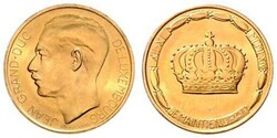 Jean, 1964-2000, (20 Francs), 1964, Zur Krönung, die Münz-Medaille ...