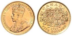 Georg V., 1910-1936, 5 Dollars, Gold, 1913, Schön 25, K/M 26, ...