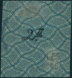 1914, Schiffszeichnung mit Aufdruck mit Zeilenabstand 2 mm, 5 Pfg., ...