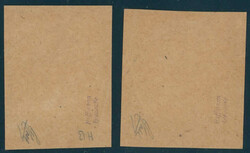 1914, Schiffszeichnung mit Aufdruck mit Zeilenabstand 3 mm, Half ...