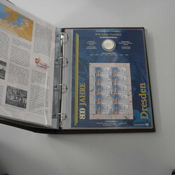 NUMISBLÄTTER, Sammlung Numisblätter der Deutschen Post ex 2004/2008 ...