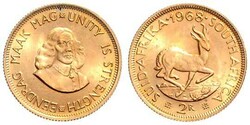 2 Rand, Gold, 1968, Schön 85, K/M 64, vorzüglich.Automatically ...