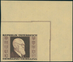 1946, Renner, geschnitten, 4 W. kpl., tadellos postfrischer ...